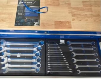 Dielenský vozík METALLO PRO s náradím – 11 zásuviek / komple - 2