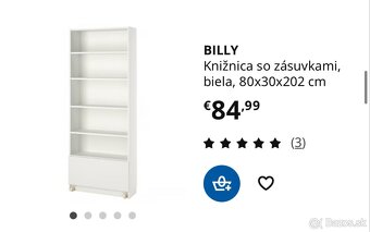 Knižnica Ikea 80x30x202 cm x 2 - 2