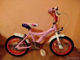 Detský bicykel 14 ružový - 2