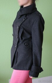 Zimný antracitový kabát New Look veľ. 42 - 2