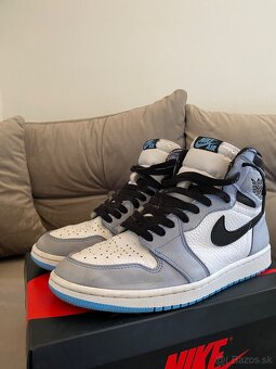 JORDAN 1 RETRO HIGH OG "WHITE UNIVERSITY BLUE BLACK" - 2