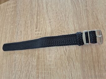 nylonový remienok 22mm čierny - 2