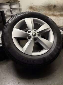 Zimná sada 5x112 R16 , 215/60/16 - Karoq, TRoc, Superb - 2