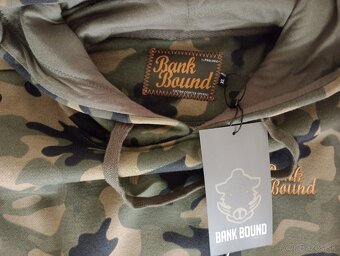 mikina BANK BOUND -nova, rybarske veci.,blinkre,nastrahy... - 2