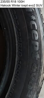 Zimná pneumatika 1ks 235/55 R18 100H Hakook - 2