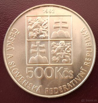 500Kčs Ján Amos Komenský. - 2