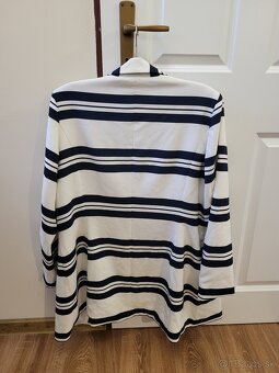 Dámske pásikavé sako 4XL - 2