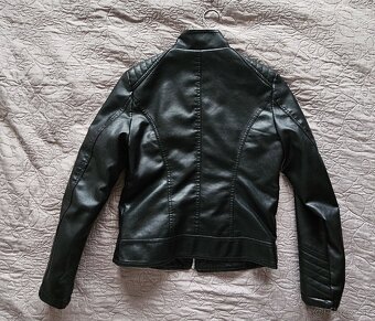 Koženková bundička, veľkosť S - 2