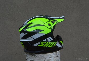 Predám prilba helma shot žltá biela - 2