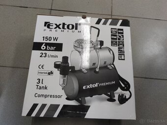 Kompresor, 150W, 3l, EXTOL PREMIUM, 8895300 - 2