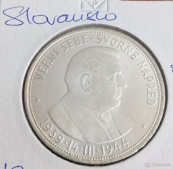 Predám krásnu pamät. mincu 50 KS 1944 Tiso, stav RL - 2