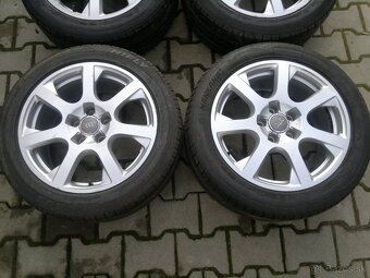 Elektrony Audi A4 5x112 r17, letné pneu. 225/50 r17 - 2