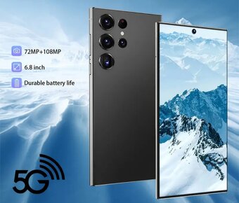 S24 ultra Smart Phone, NOVY NEPOUŽITÝ - 2