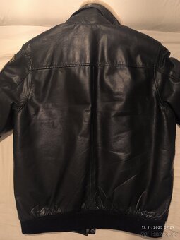 Kožená bunda pánska- rezervované - 2