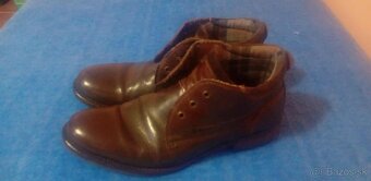 Pánske zimné kožené topánky veľkosť 42 - 2