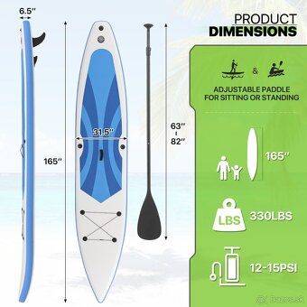 Nový 320 cm paddleboard zn. KOETSU - 2