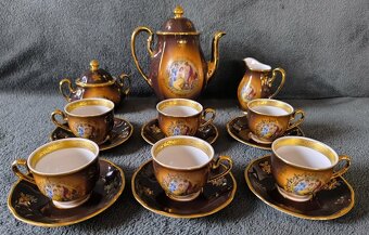 porcelávová kávova súprava - 2