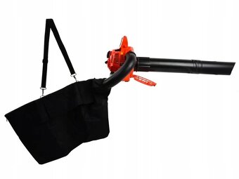 Motorové dúchadlo fukár vysávač drvič lístia + vak - 2