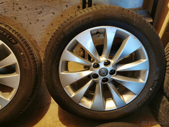 Opel Mokka X - originál 18" alu disky s letnými pneu - 2