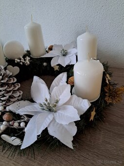 ADVENTNÝ VENČEK BIELY - 2