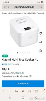 ryžovar xiaomi multi rice cooker 4l - 2