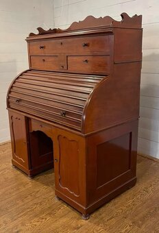 Stôl písací roletový “ Biedermeier “ ( 141 ) . - 2