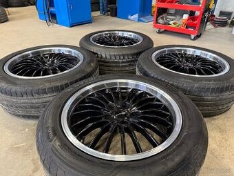 hliníkové disky BROCK R19, letné pneumatiky 235/55r19 - 2