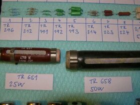 Rezistory/odpory/TESLA aj ruské do 100W - 2