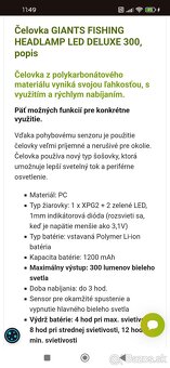 Čelovka Giant Fishing - 2