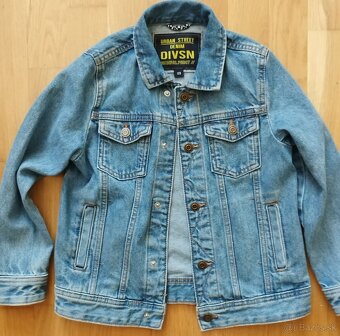 Chlapcenska riflova bunda velk.128 - 2