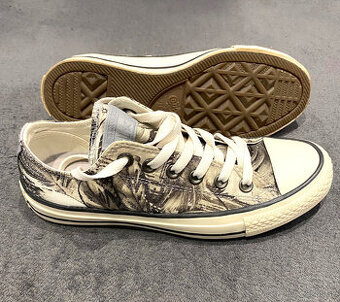 Predám dámske tenisky Converse, raz nosené, ako nové. - 2