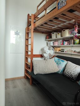 Vyvýšená jednolôžková detská posteľ 180x80 s matracom - 2