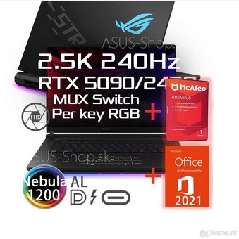 🖥️ ASUS ROG Strix SCAR 16 (2025) RTX 5090 + 3 ročná záruka - 2
