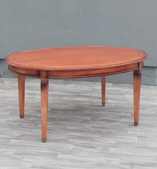 Stôl jedálensky oválny z čerešňového dreva. - 2