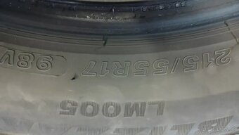 Zimná pneumatika 2ks 215/55 R17 98V Bridgestone - 2