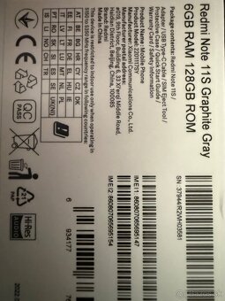 Predám Xiaomi Redmi Note 11S - 2