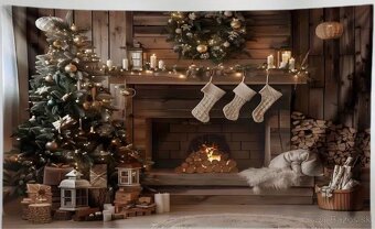 Vianočné fotopozadie - 2