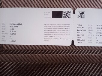 Vstupenky - 2