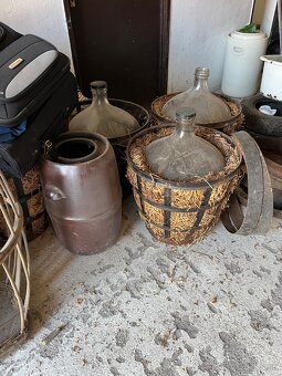 Demizony slama sud víno - 2