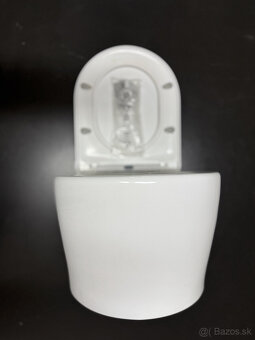 WC závesné SAT Brevis vrátane dosky softclose, zadný odpad - 2