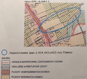 1057 Stavebný pozemok na rodinný dom v obci Čižatice - 2