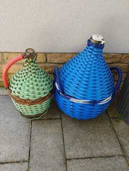 Demižony na vino 34l,15l a 3l - 2