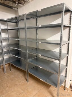 Kovove regale 200x100x50 cm 6 polic - 2