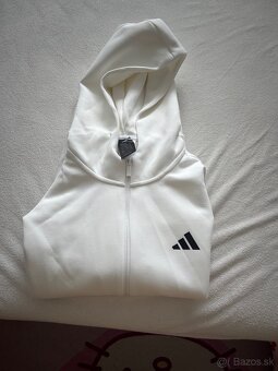 Mikina Adidas s kapucou biela - 2