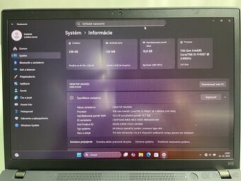Notebook Lenovo ThinkPad X13 Gen 2 i5 / 16GB / 256GB SSD - 2