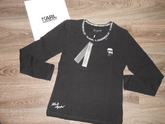 Karl Lagerfeld damske tricko s dlhym rukavom S - 2