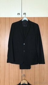 Čierny oblek slim fit HM 170/175 (s vlnou) - 2