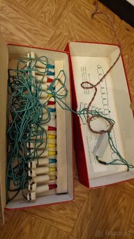 Staré žiarovky na stromček z roku 1960 - 2