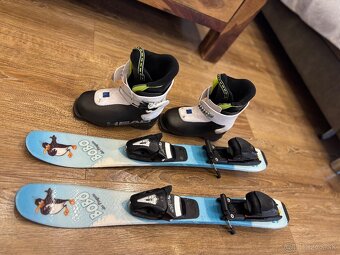 Detské lyže s lyžiarkami - 2