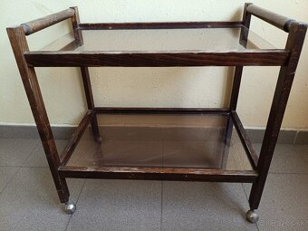 Drevený príručný stolík - 2